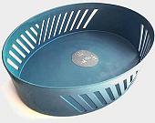 Ваза для фруктов MonAmi 6264 (серо-синий)