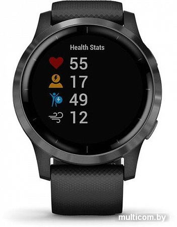 Умные часы Garmin Vivoactive 4 (черный/серый)