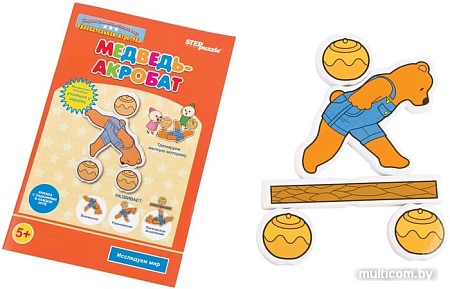 Балансир Step Puzzle Медведь-акробат 76523