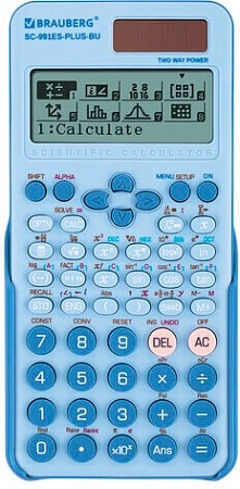 Инженерный калькулятор BRAUBERG SC-991ES-PLUS-BU 272653