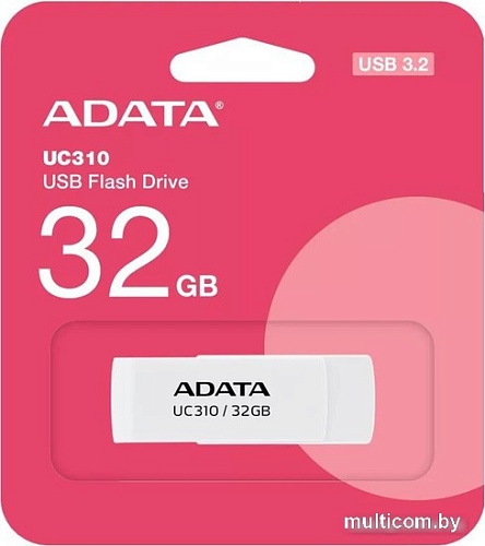 USB Flash ADATA UC310-32G-RWH 32GB (белый)