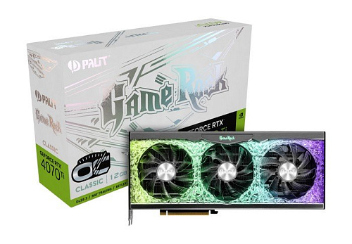 Видеокарта Palit GeForce RTX 4070 Ti GameRock Classic OC NED407TH19K9-1046G