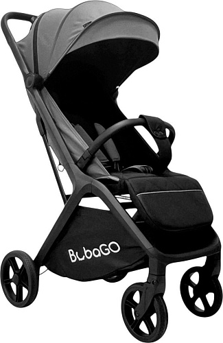 Коляска прогулочная «книга» Bubago Luna BG 154-3 (темно-серый)