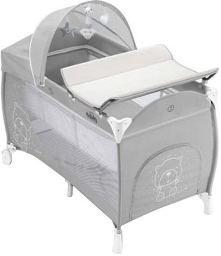 Манеж-кровать CAM Daily Plus L113/247 (тедди серый)