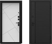 Металлическая дверь Guard Line графит/шагрень белая (86x205, правая)