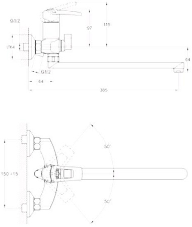 Смеситель G.Lauf LWF7-A113