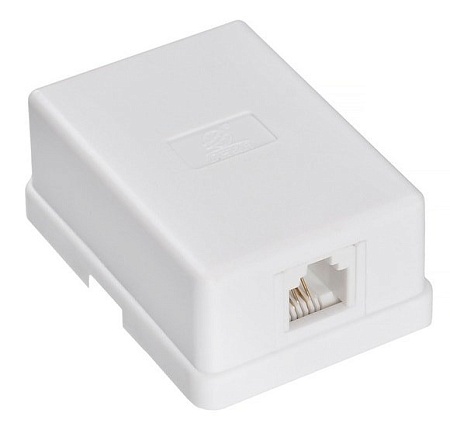 Розетка телефонная Buro 468-4 6p4c cat.5E krone