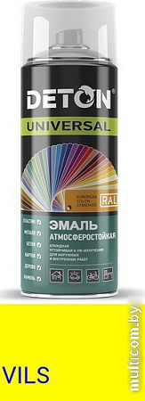 Эмаль Deton Universal Алкидная атмосферостойкая RAL 1028 0.52 л (желтый)