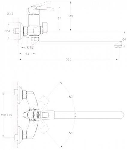 Смеситель G.Lauf LWF7-A113