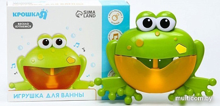 Игрушка для ванной Крошка Я Лягушка-пузыри 6906694