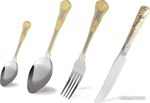 Набор столовых приборов Fissman Rousse golden 3198