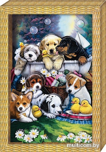 Набор для создания поделок/игрушек Клеvер Я люблю щенят АБ 21-112