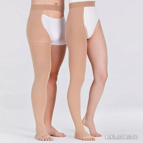 Чулок компрессионный Venoteks 2P288 стандарт 2 кл.к. (р.1, правый, бежевый)