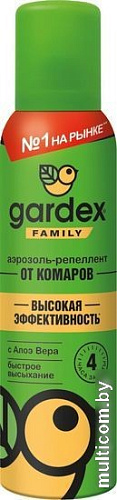 Аэрозоль от насекомых Gardex Family с алоэ вера 150 мл