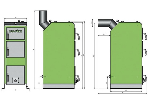 Отопительный котел Sakovich Universal 20кВт
