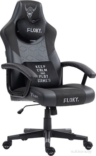 Игровое (геймерское) кресло FLOKY Huginn Black (черный)