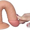 Реалистичный фаллоимитатор Lovetoy The Ultra Soft Dude 18 см LV1083