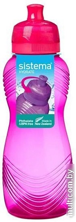 Бутылка для воды Sistema 600 (красный)