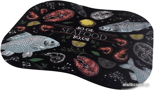 Разделочная доска Мультидом Рыбное ассорти МТ80-442