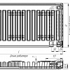 Стальной панельный радиатор Лидея ЛК 11-510 тип 11 500x1000