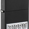 Зажигалка Zippo License Plate Black Matte 48689