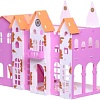 Кукольный домик Krasatoys Замок Джульетты с мебелью 000261 (белый/розовый)