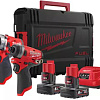 Milwaukee M12 FPP2A-602X 4933459810 (шуруповерт, винтоверт, 2 АКБ, кейс)