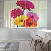 Комплект штор JoyArty Цветочная картина маслом 1.45x1.8 м (2 шт)