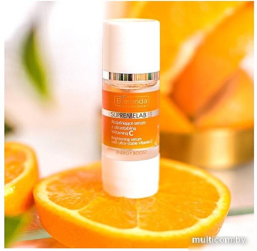 Bielenda Professional Сыворотка для лица Supremelab Energy Boost Осветляющая со стабильным витамином C 15 мл