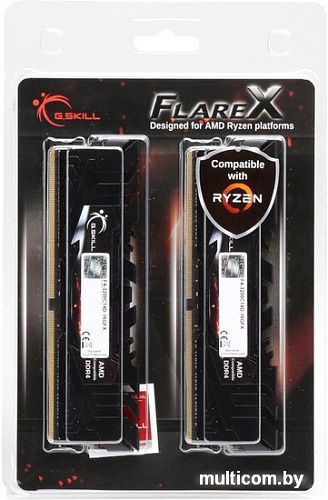 Оперативная память G.Skill Flare X 2x16GB DDR4 PC4-25600 F4-3200C14D-32GFX