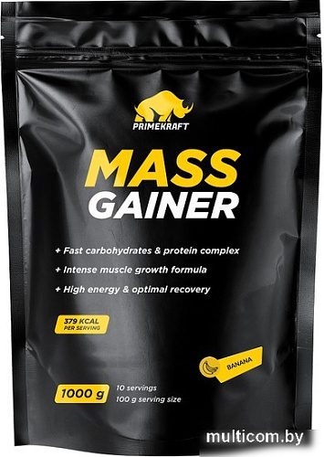 Протеин Prime Kraft Mass Gainer (1000г, банан)