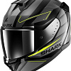 Shark D-Skwal 3 Sizler (р. XL, серый/черный/желтый)