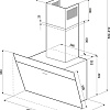 Кухонная вытяжка Krona Kristen A 900 S (черный)