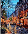 Картина по номерам Lori Вечерняя улица Кпн-364