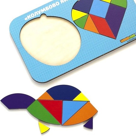 Мозаика/пазл WoodLand Toys Колумбово яйцо и листик 083310