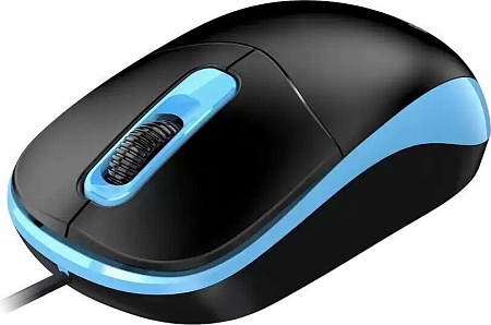 Мышь Genius DX-111 USB-A (черный/синий)