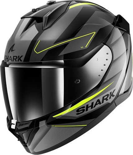 Shark D-Skwal 3 Sizler (р. XL, серый/черный/желтый)