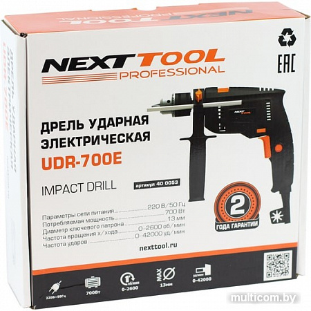 Ударная дрель Nexttool UDR-700E