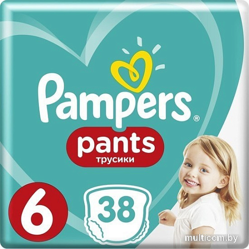 Pampers Pants 6 Extra Large (38 шт)