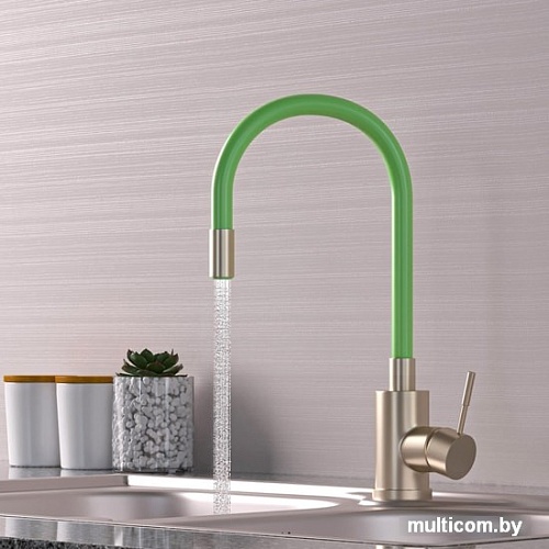 Смеситель Mixline MLSS-0325 (зеленый)