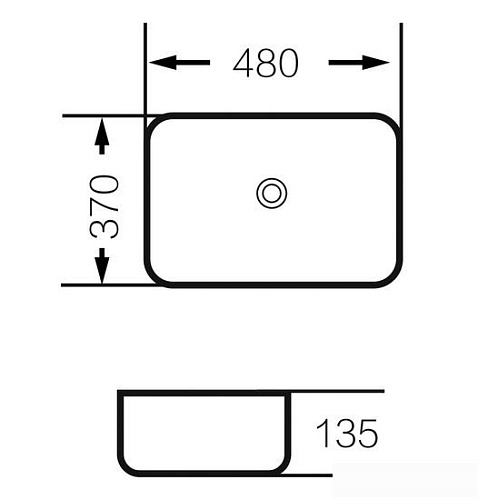 Умывальник Grossman GR-3016BEM