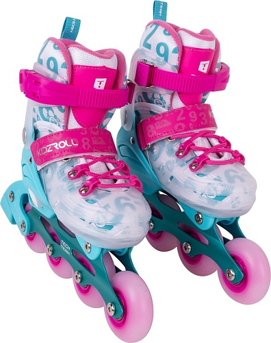 Роликовые коньки Tech Team Kidzroll Pink (р.36-39, розовый)