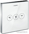Переключатель режимов Hansgrohe ShowerSelect Glass 15736400 (белый/хром)