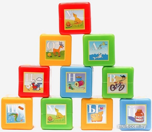 Кубики Юг-Пласт Азбука 5016