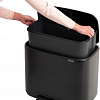 Brabantia Bo Pedal Bin 36 л (черный матовый)
