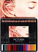 Набор цветных карандашей Pictoria Portrait CPS24P (24 шт)