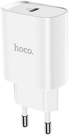 Сетевое зарядное Hoco N14 Smart charging (белый)