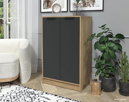 Тумба Интерлиния Концепт КТ-Т64 (антрацит/дуб золотой)