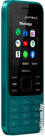Мобильный телефон Nokia 6300 4G Dual SIM (бирюзовый)