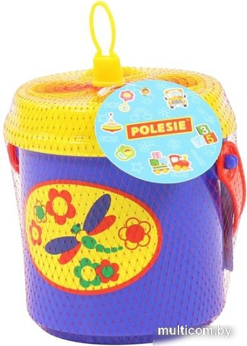 Пирамидка Полесье Занимательная пирамидка 3 (16 элементов, в сеточке)